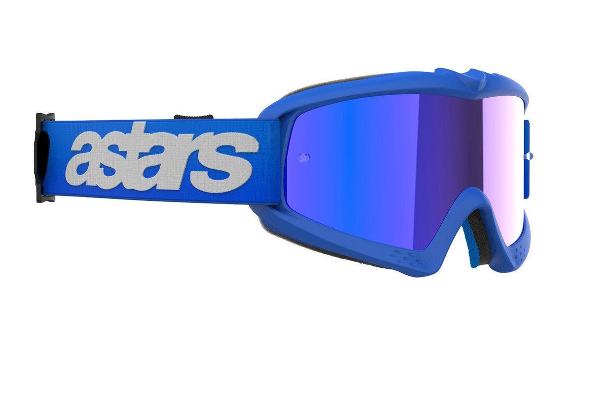Dětské brýle Alpinestars Vision Youth Blaze modrá, zrcadlové modré plexi