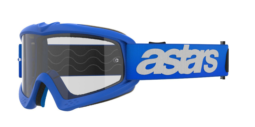 Dětské brýle Alpinestars Vision Youth Blaze modrá, čiré plexi