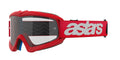 Dětské brýle Alpinestars Vision Youth Blaze červená, čiré plexi