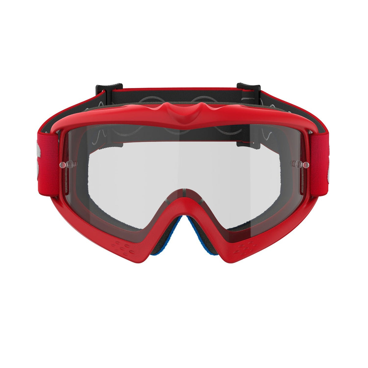 Dětské brýle Alpinestars Vision Youth Blaze červená, čiré plexi