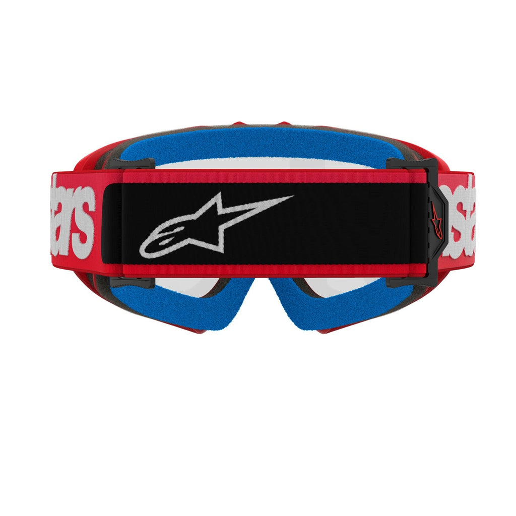 Dětské brýle Alpinestars Vision Youth Blaze červená, čiré plexi