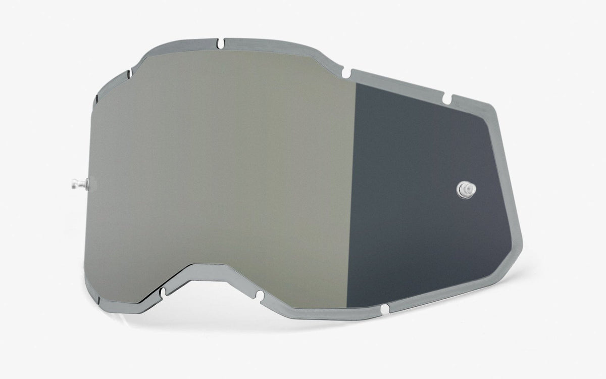 Plexi 100% Injected Racecraft 2/Accuri 2/Strata 2 stříbrné chrom, Anti-fog