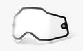 Plexi 100% Racecraft 2/Accuri 2/Strata 2 dvojité čiré, Anti-fog