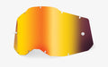 Dětské plexi 100% Accuri 2/Strata 2 červené chrom, Anti-fog