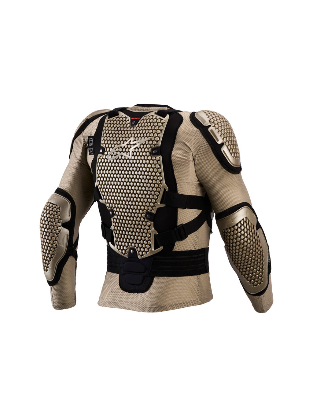 Chránič těla Alpinestars Bionic Action V3 světle hnědá/černá/červená fluo