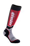 Dětské ponožky Alpinestars MX Plus černá/červená/šedá