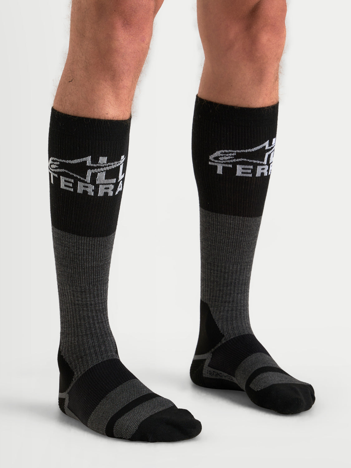 Ponožky Alpinestars AT 8 Merino šedé/černé