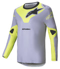 Dres Alpinestars Racer Veil šedá/žlutá fluo