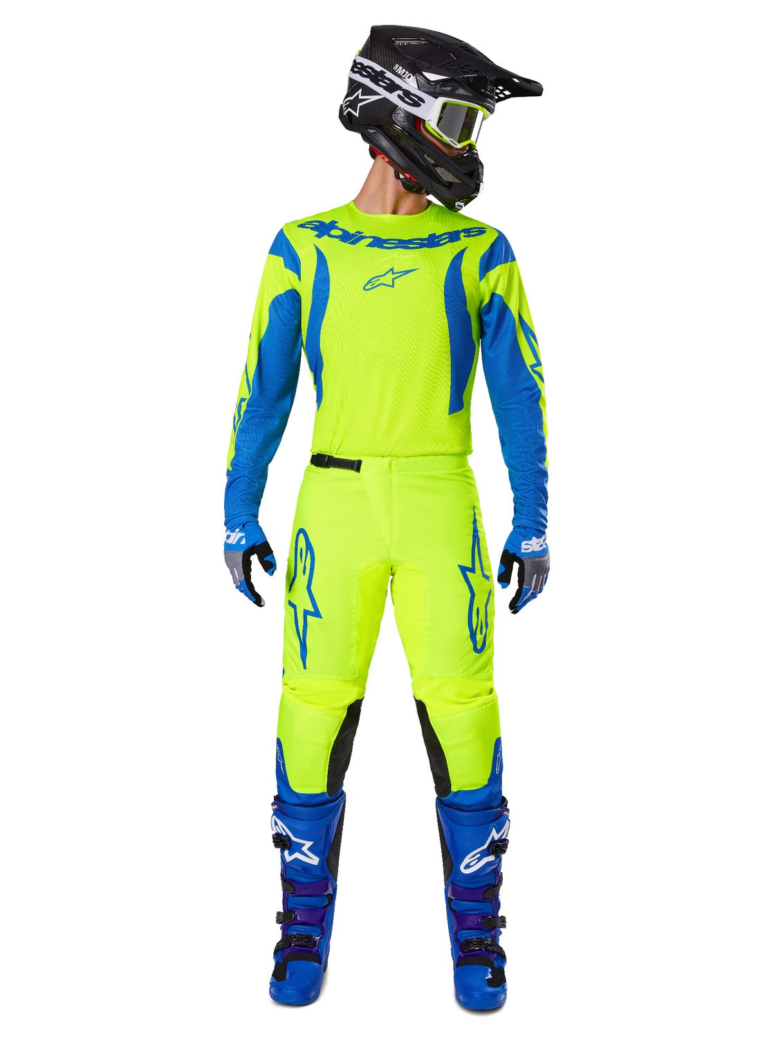 Dres Alpinestars Fluid Haul žlutá fluo/modrá