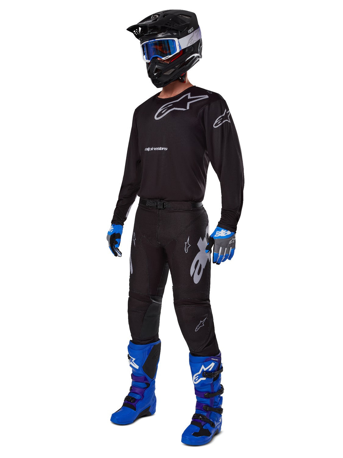 Dres Alpinestars Racer Graphite černá/šedá