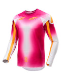 Dres Alpinestars Supertech SX AFD limitovaná edice MIG růžová fluo/bílá/oranžová