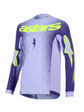 Dres Alpinestars Supertech Scenz fialová/žlutá fluo