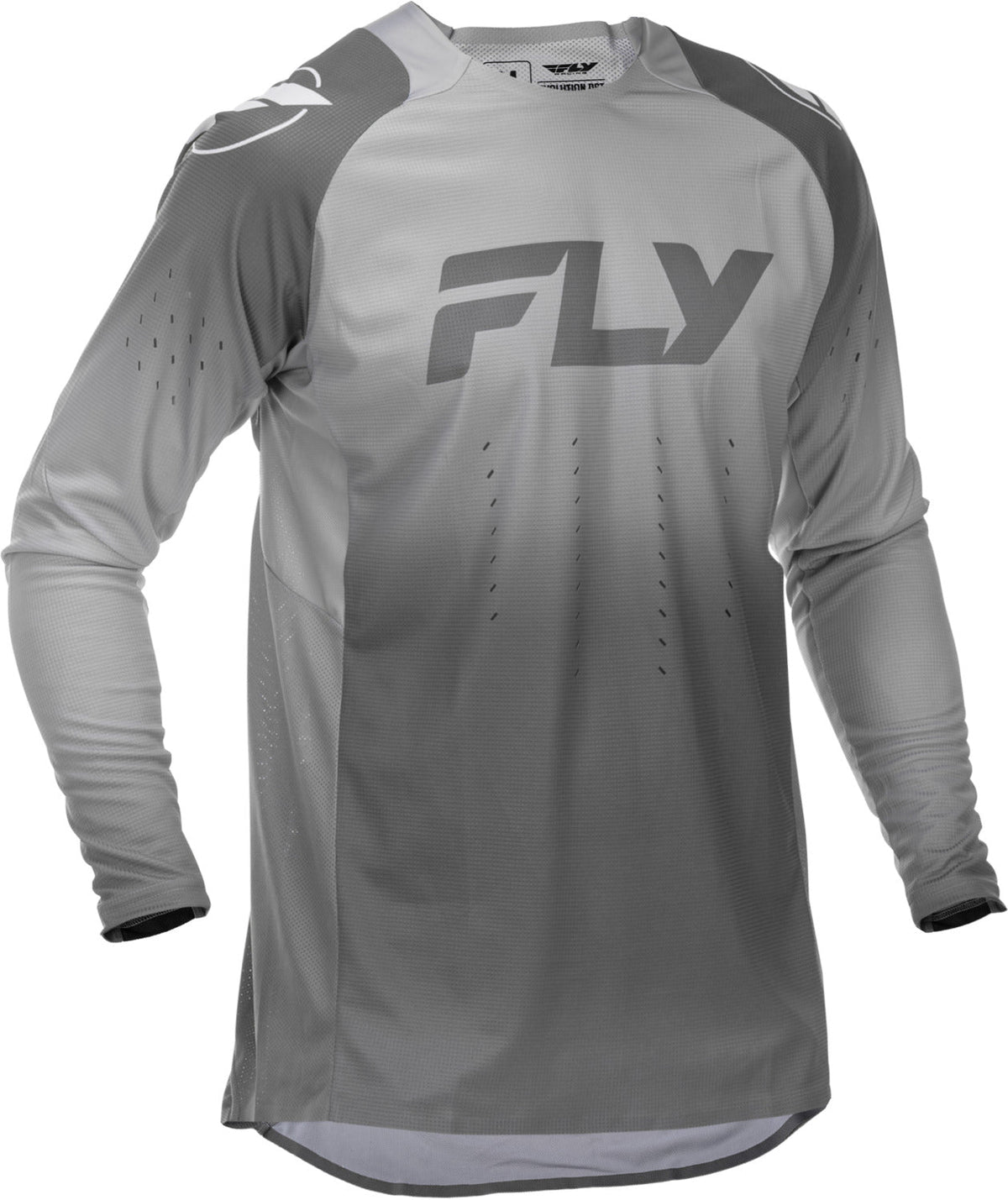 Dres Fly Racing Evolution bílá/šedá