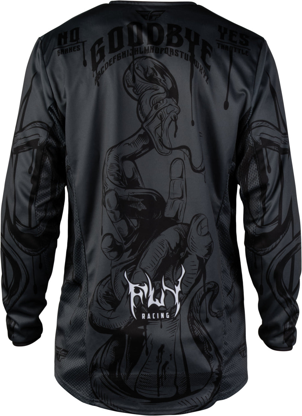 Dres Fly Racing Kinetic Dark šedá/černá