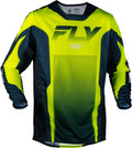 Dres Fly Racing Kinetic Fade hi-vis/modrá/bílá