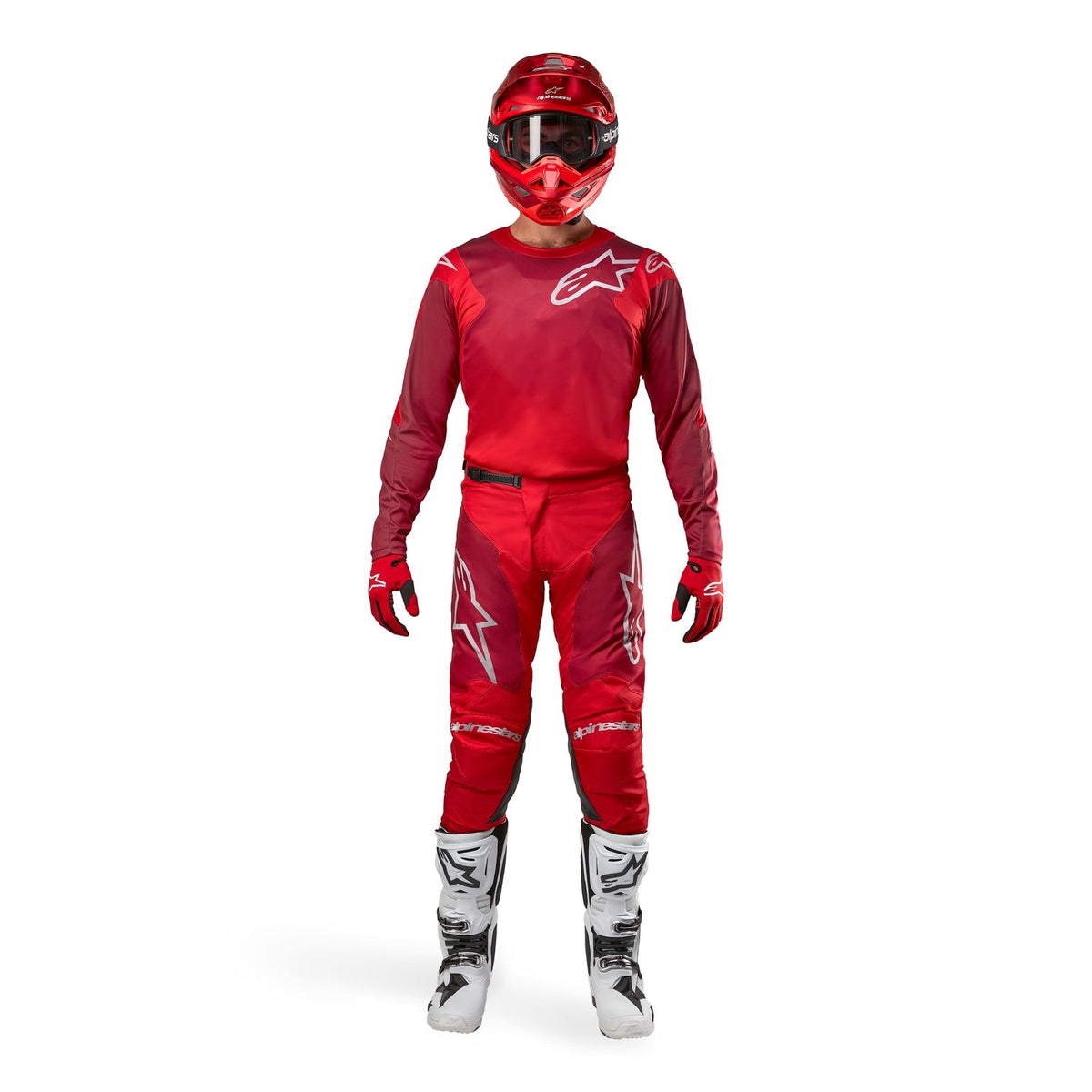 Kalhoty Alpinestars Racer Hoen červená/karmínová