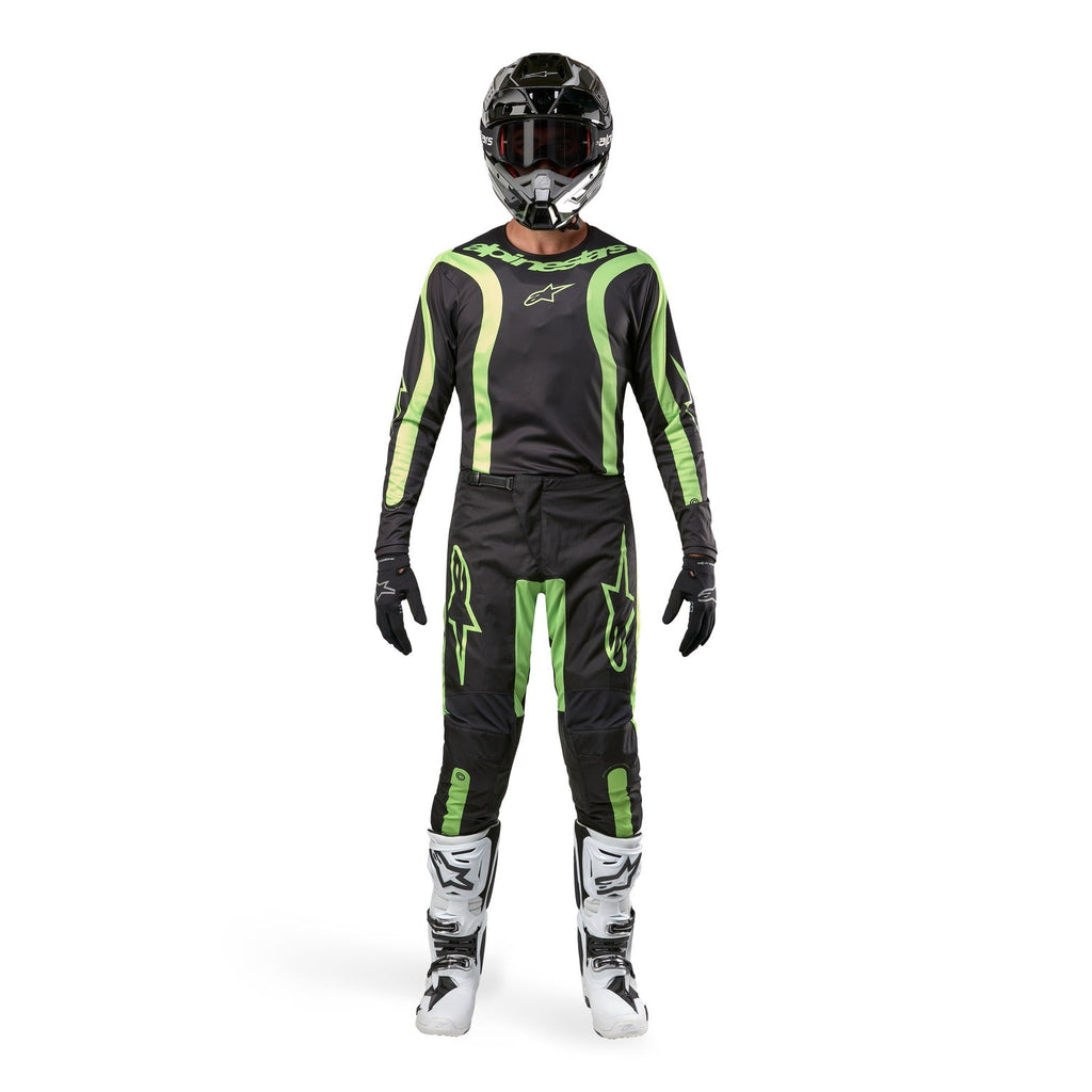 Kalhoty Alpinestars Fluid Lurv černá/žlutá fluo