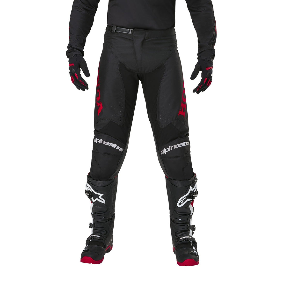 Kalhoty Alpinestars Racer Iconic Honda černá/červená