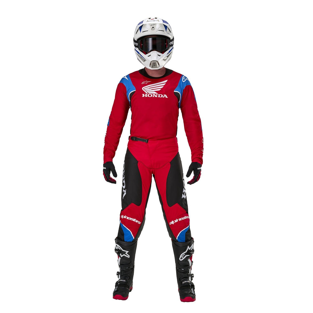 Kalhoty Alpinestars Racer Iconic Honda červená/černá/modrá/bílá