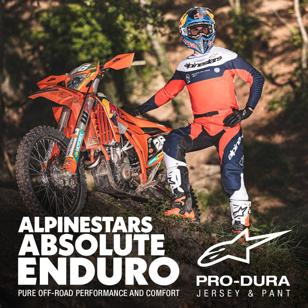 Kalhoty Alpinestars PRO-DURA modrá/oranžová/bílá