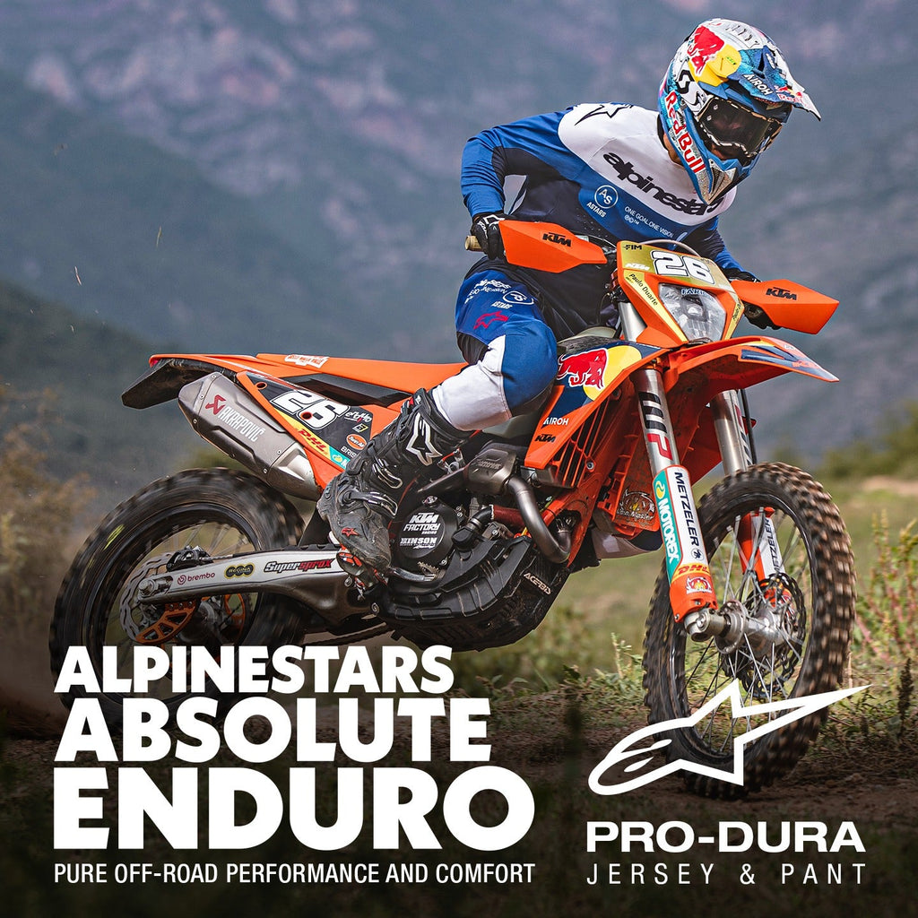 Kalhoty Alpinestars PRO-DURA modrá/bílá