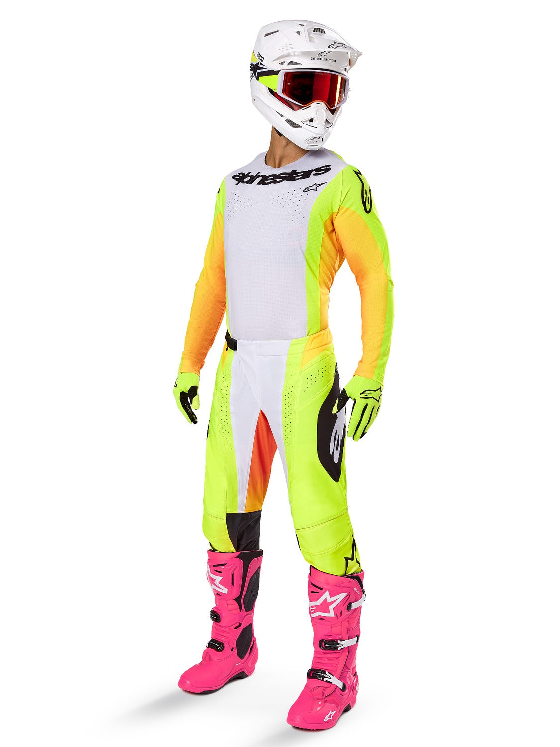 Kalhoty Alpinestars Techstar Melt žlutá/černá