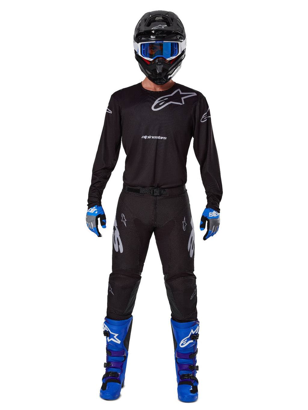 Kalhoty Alpinestars Racer Graphite černá/šedá