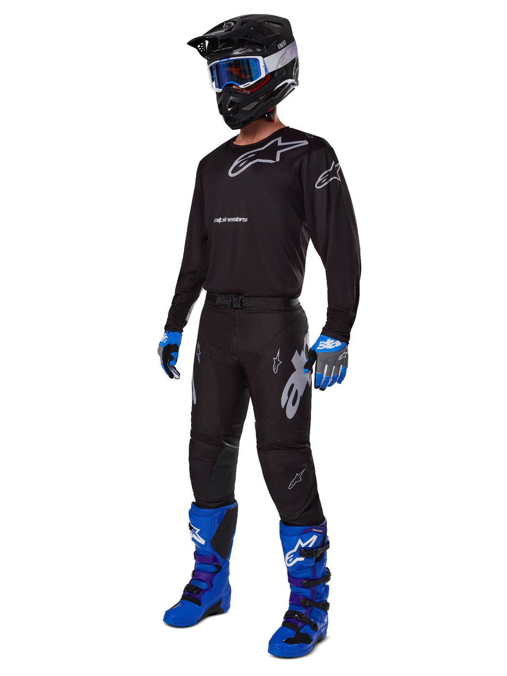 Kalhoty Alpinestars Racer Graphite černá/šedá