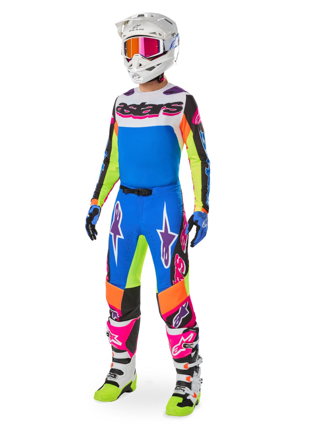 Kalhoty Alpinestars Supertech limitovaná edice HAY multicolor