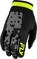 Rukavice Fly Racing Lite Flake šedá/hi-vis/černá
