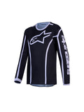 Dětská dres Alpinestars Fluid Apex V2 Youth černá/stříbrná