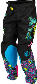 Dětské kalhoty Fly Racing Kinetic Mutant černá/ multi color