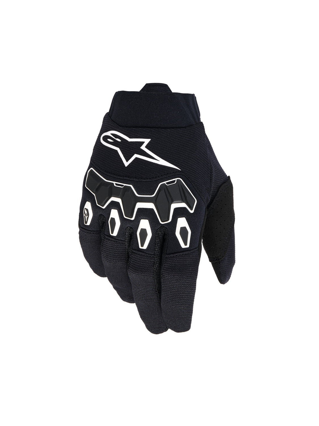 Dětské rukavice Alpinestars Full Bore V2 Youth/kids černá/bílá